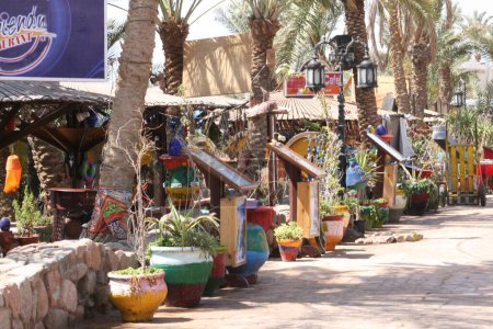 Photo for Colorful promenade in Dahab - Royalty Free Image
