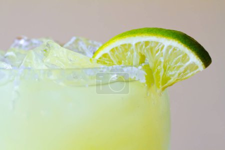 Photo for Margarita Drink with lime slice - Royalty Free Image