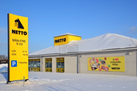 Photo for Danish Netto Supermarket, sweden - Royalty Free Image
