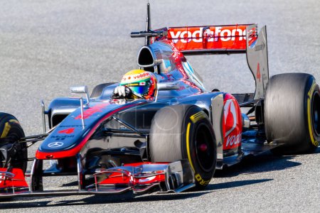 Foto de "Equipo McLaren F1, Lewis Hamilton, 2012
" - Imagen libre de derechos