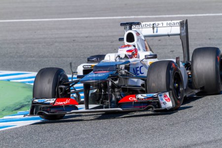 Photo for Team Sauber F1, Kamui Kobayashi, 2012 - Royalty Free Image