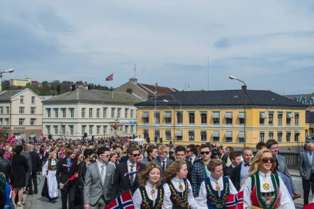 Photo for Seventeenth of may, norway's national day - Royalty Free Image