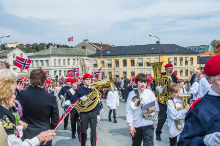 Foto de 17 de mayo, día nacional de Norway - Imagen libre de derechos