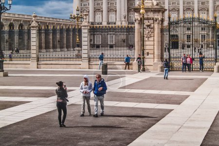 Photo for Madrid tourist landmark, Spain - Royalty Free Image