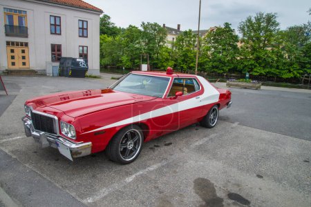 Photo for Classic amcar, ford gran torino 1974 - Royalty Free Image