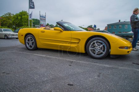 Photo for Close-up shot of newer car, 2004 chevrolet corvette convertible - Royalty Free Image