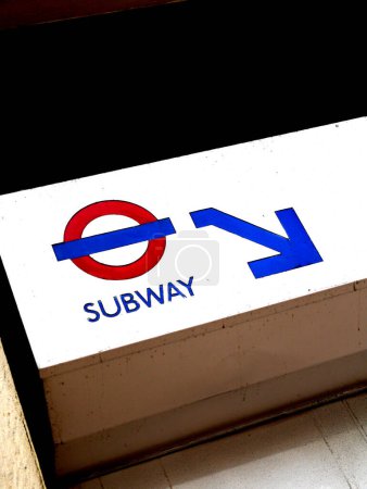 Photo for Subway Sign Strand London - Royalty Free Image