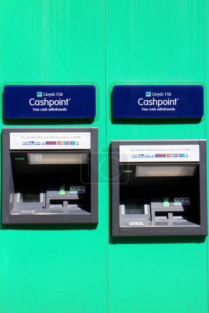 Photo for Lloyds TSB Cashpoint Machines London - Royalty Free Image