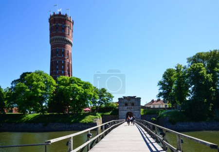 Photo for Old bridge into Kalmar city - Royalty Free Image