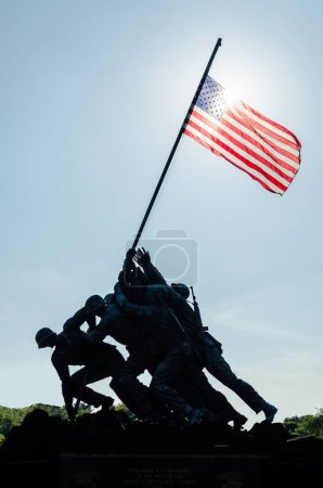 Téléchargez les photos : Mémorial de guerre du Corps des Marines (Mémorial Iwo Jima)
) - en image libre de droit