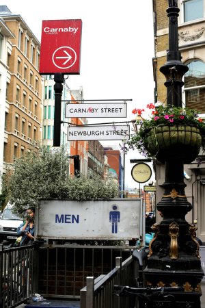 Photo for Gents Toilet Carnaby Street London - Royalty Free Image