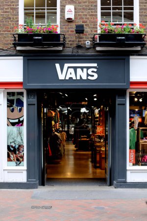 Photo for Vans Shop Front Carnaby London - Royalty Free Image