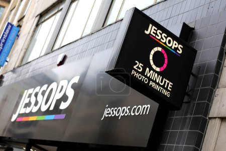 Téléchargez les photos : Jessops Shop Panneau Oxford Street Londres - en image libre de droit
