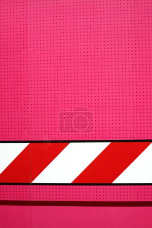 Photo for Construction Site Safety Barrier Oxford Street London - Royalty Free Image