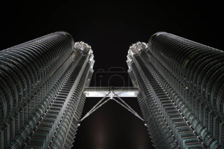 Photo for Kuala Lumpur Skyline. modern buildings at night - Royalty Free Image