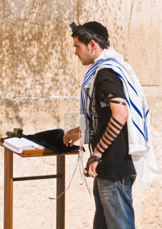 Photo for Jewish wailing wall in the city of jerusalem - Royalty Free Image