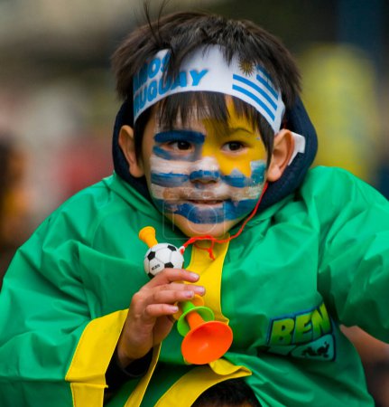 Téléchargez les photos : Coupe du monde 2010 à Montevideo Uruguay - en image libre de droit