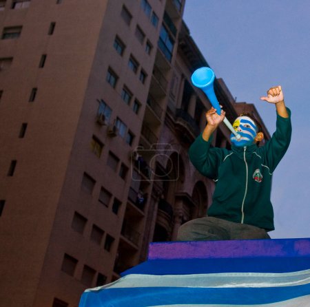 Téléchargez les photos : Coupe du monde 2010 à Montevideo Uruguay - en image libre de droit