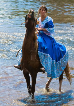 Photo for Celebration annual Gaucho festival. Traditional holiday - Royalty Free Image