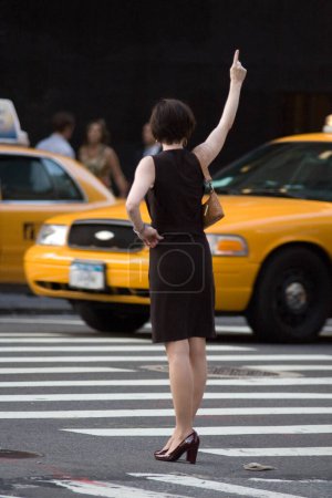 Téléchargez les photos : New York prise de vue de la ville de taxi jaune - en image libre de droit