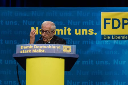 Foto de Rainer Bruederle, el principal candidato para el FDP - Imagen libre de derechos