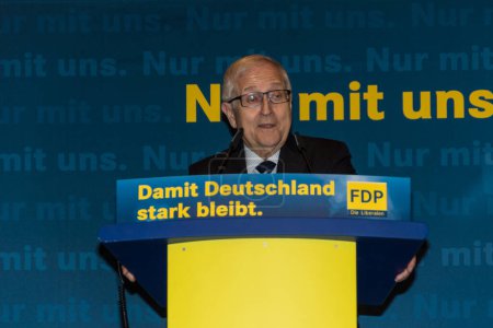 Foto de Rainer Bruederle, el principal candidato para el FDP - Imagen libre de derechos
