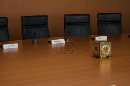 Photo for The Cabinet Room inside the Chancellery Building in Berlin-Mitte - Royalty Free Image