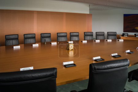 Photo for The Cabinet Room inside the Chancellery Building in Berlin-Mitte - Royalty Free Image