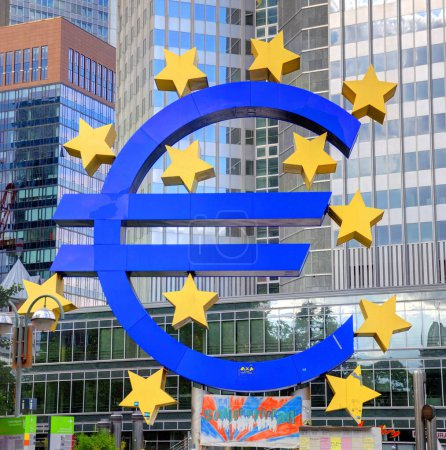 Photo for FRANKFURT, GERMANY - JUL 12: European Central Bank in Frankfurt " - Royalty Free Image