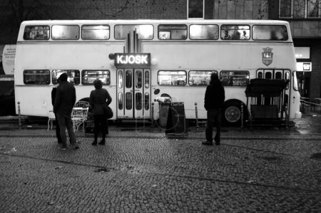 Foto de Quiosco en Berlín, blanco y negro - Imagen libre de derechos