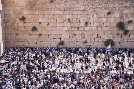 Photo for People at the Wailing Wall - Royalty Free Image