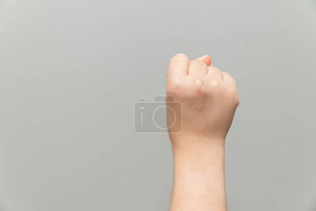 Photo for Hand with closed fist - Royalty Free Image
