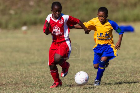 Foto de Junior fútbol juego de fútbol - Imagen libre de derechos