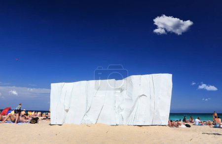 Photo for Sculpture by the Sea exhibit at Tamarama - Royalty Free Image