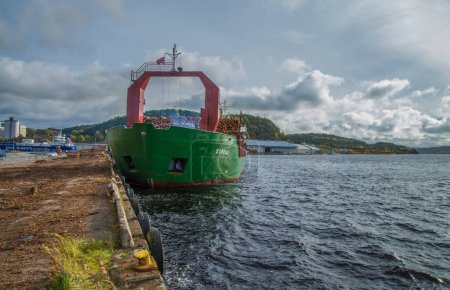 Photo for St.pauli cargo ship in Norway - Royalty Free Image