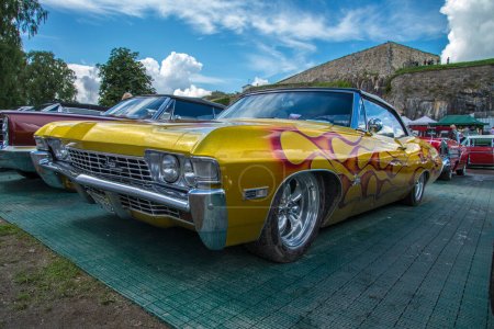 Photo for 1968 chevrolet impala ss cab, autoshow concept - Royalty Free Image