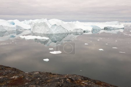 Photo for Iceberg, winter snowy landscape - Royalty Free Image