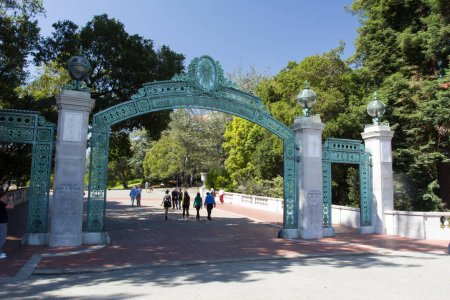 Photo for Sather Gate over blue sky - Royalty Free Image