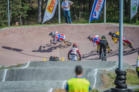 Téléchargez les photos : "Coupe de Norvège en BMX" - en image libre de droit