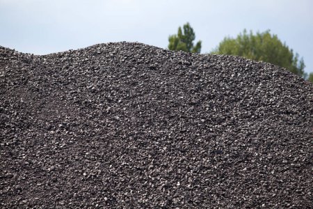 Photo for Coal in the open pit, close up - Royalty Free Image