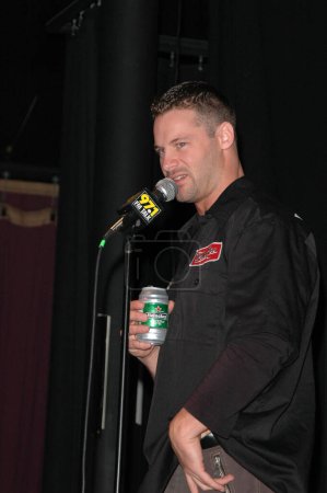 Photo for Stand Up Comic Talk On "Brew Ha Ha" - Royalty Free Image