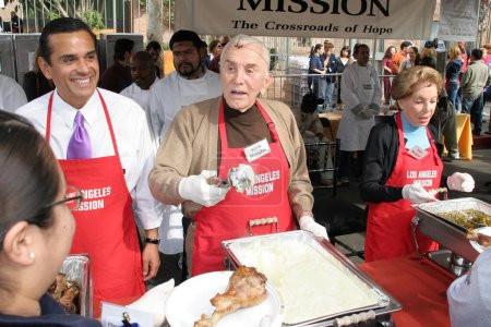 Photo for The Los Angeles Mission Thanksgiving Meal for the Homeless - Royalty Free Image