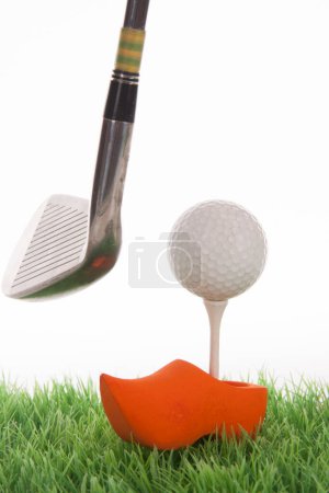 Photo for Golf in a studio - Royalty Free Image