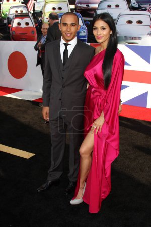 Photo for Lewis Hamilton, Nicole Scherzinger at the Cars 2 Los Angeles Premiere, El Capitan Theater, Hollywood, CA - Royalty Free Image