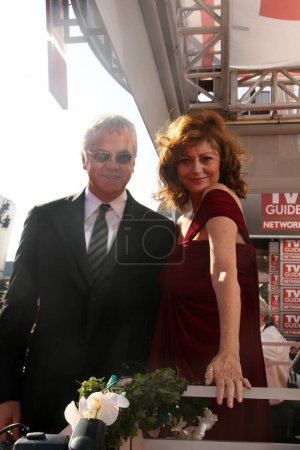 Photo for Susan Sarandon and Tim Robbins at the 60th Annual Primetime Emmy Awards Red Carpet. Nokia Theater, Los Angeles, CA. - Royalty Free Image