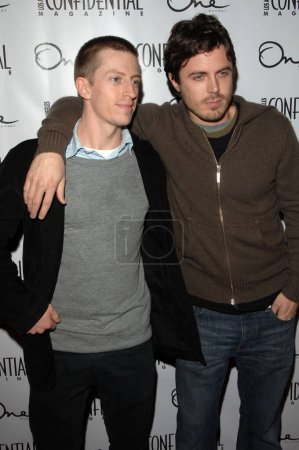 Photo for Andrew Stone and Casey Affleck - Royalty Free Image