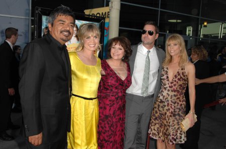 Photo for George Lope, Radha Mitchell with Adriana Barraza, Luke Wilson, Cheryl Hines At the Premiere of ""Henry Poole is Here"". Arclight Cinemas, Hollywood, CA. 08-07-08 - Royalty Free Image