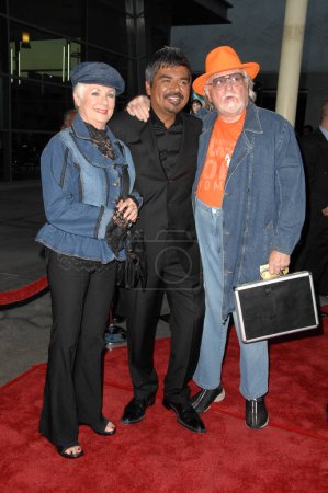 Photo for Shirley Jones and George Lopez with Marty Ingels At the Premiere of ""Henry Poole is Here"". Arclight Cinemas, Hollywood, CA. 08_07_08 - Royalty Free Image