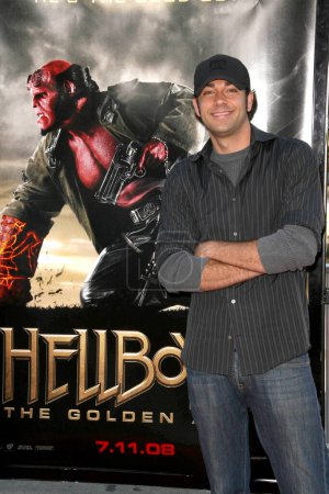 Photo for Zachary Levi at the World Premiere of ""HellBoy II The Golden Army"" presented by the Los Angeles Film Festival. Mann Village Westwood, Westwood, CA. - Royalty Free Image