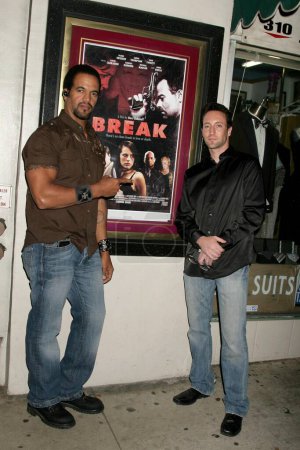 Photo for Christophe St John and Marc Clebanoffat a Special Industry Screening of 'Break'. Laemmle's Music Hall 3, Beverly Hills, CA. 05-01-09 - Royalty Free Image